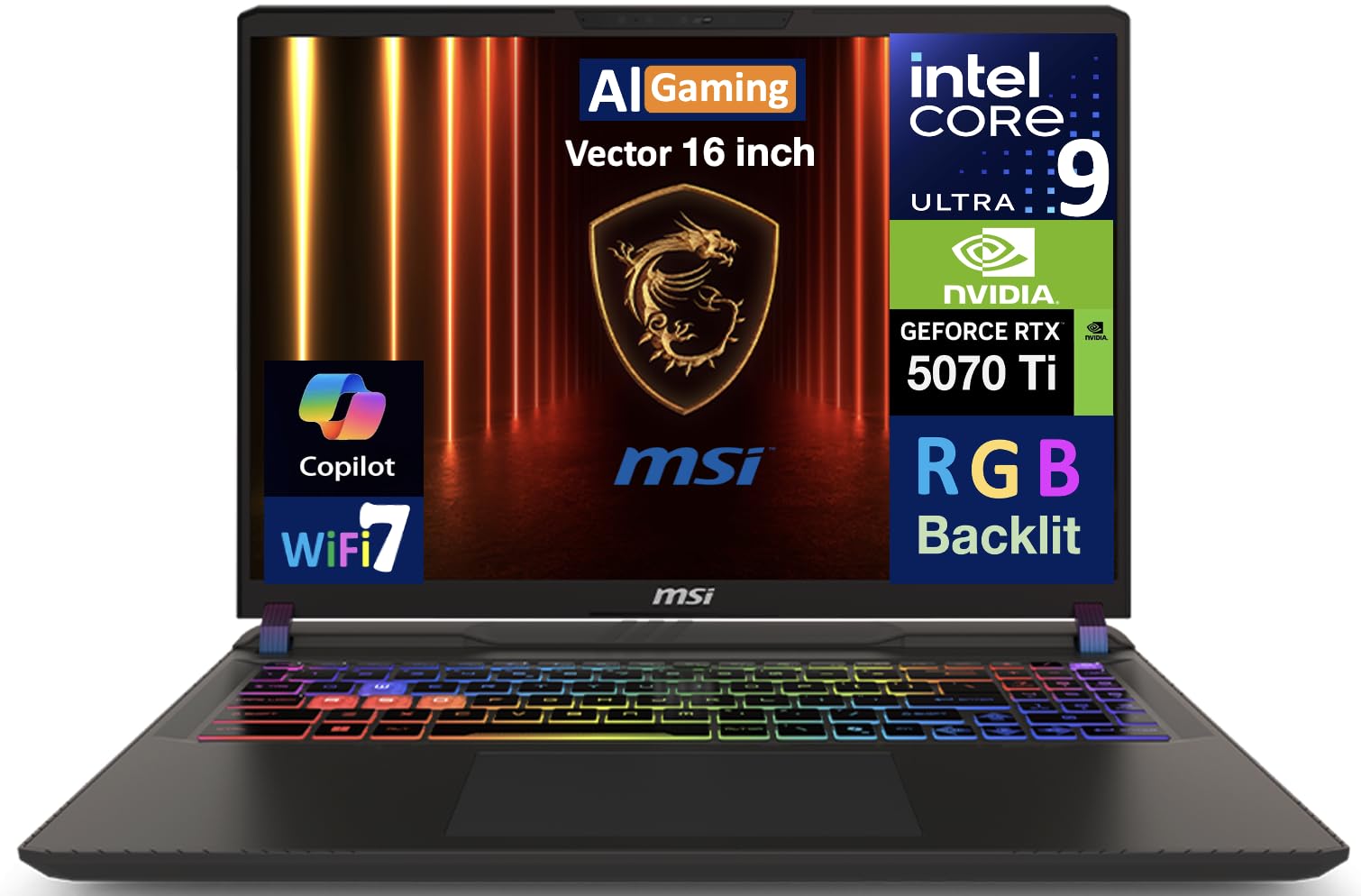 Amazon.com: msi Vector 16 HX AI Gaming Laptop 16